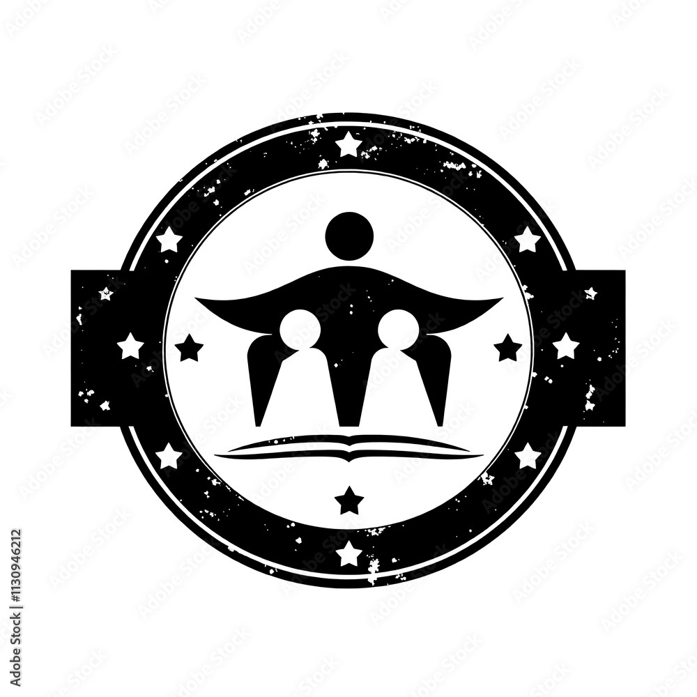 Aufkleber unity and support: embracing community symbol
