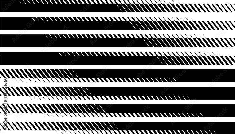 Poster black and white sporty background pattern. lines effect for jersey pattern. fully editable vector el