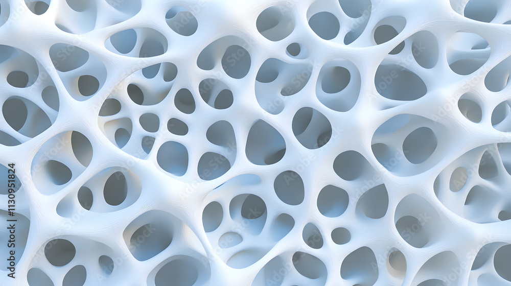 Poster exploring intricate cellular structures microscopic world digital art abstract environment close-up 
