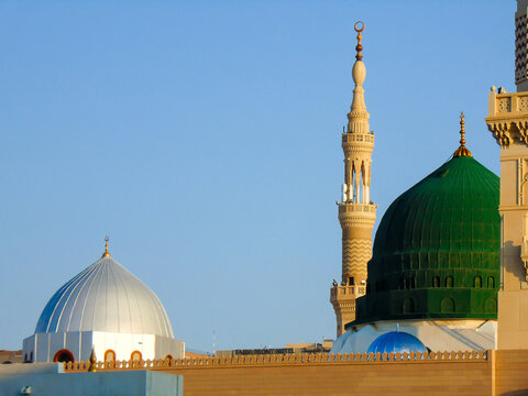 Rawdah dome in Madinah Al-Munawwarah 
