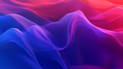 Obraz premium Vibrant Abstract Wave Background - Dynamic Flowing Gradient Design with Colorful Waves, Smooth Lines, and Fluid Motion - Perfect for Digital Wallpaper, Modern Art, and Stock Image Use