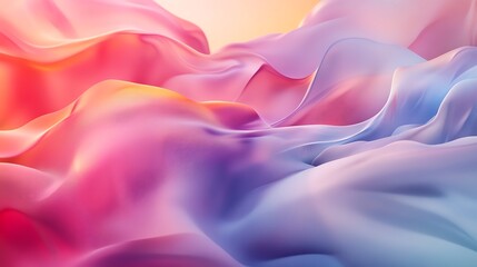 Obraz premium Vibrant Abstract Wave Background - Dynamic Flowing Gradient Design with Colorful Waves, Smooth Lines, and Fluid Motion - Perfect for Digital Wallpaper, Modern Art, and Stock Image Use