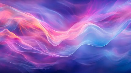 Fototapeta premium Vibrant Abstract Wave Background - Dynamic Flowing Gradient Design with Colorful Waves, Smooth Lines, and Fluid Motion - Perfect for Digital Wallpaper, Modern Art, and Stock Image Use