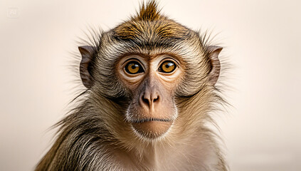 Obraz premium a close-up of a monkey's face, A powerful portrait of a majestic lowland gorilla, a critically endangered primate, gazing thoughtfully into the wild