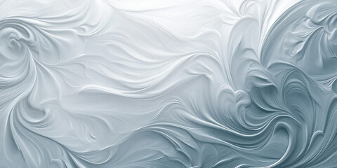 Fototapeta premium Light blue background with a soft wave illustration. Smooth, bending patterns create a serene atmosphere, ideal for web screensavers. Light gray textures with delicate lines add elegance, perfect for