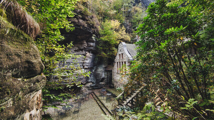 Altes Gaswerk - Böhmische Schweiz - Bohemian Switzerland - Czech Republic - National Park -...