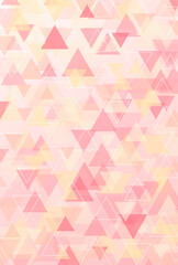 背景素材_三角形_ピンク