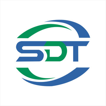 SDT Logo Design Vector Art