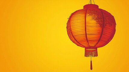 Obraz premium Red Lanterns, Symbolizing Tradition and Celebration in Vibrant Colors