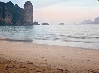 Seaview of Ao Nang beachThailand