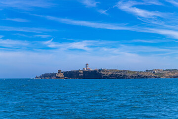 Lighthouse and cliffs of Carvoeiro