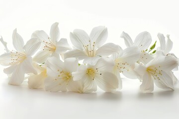 Fototapeta premium White jasmine flower on white background