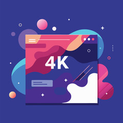 Fototapeta premium Landing Page Template Abstract dynamic, modern, futuristic, multi colored, simple for website template background 