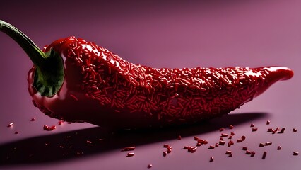 red hot chili with sprinkle 