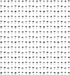 Decorative seamless pattern with dandelions