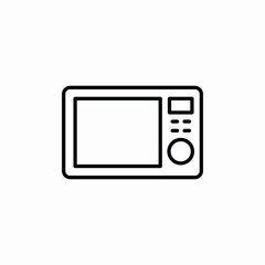 Obraz premium oven microwave icon sign vector