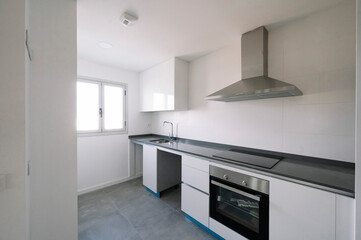 Kitchen in a newly built home.