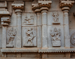 Hazara Rama Temple, Hampi: History Carved in Stone. India.