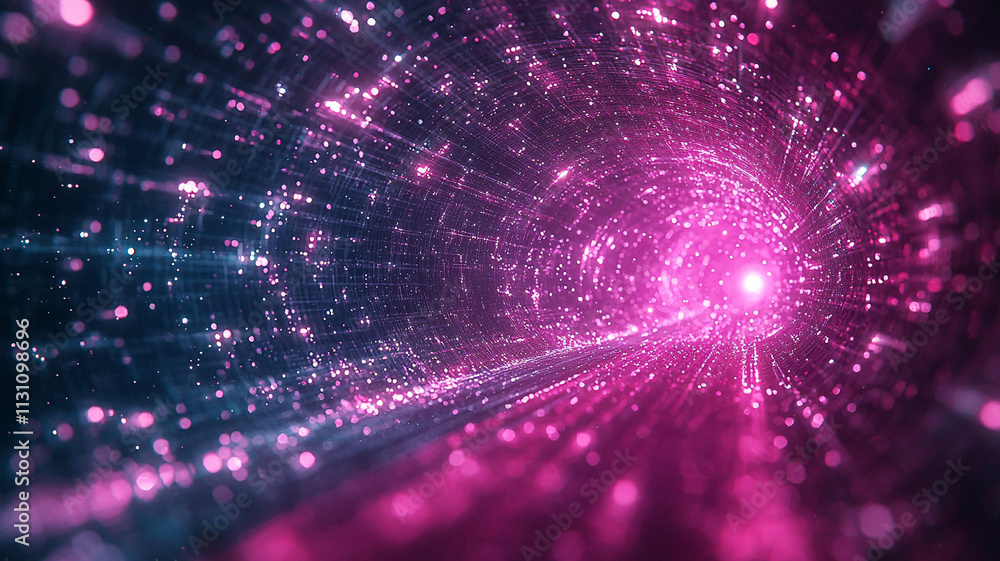 Poster ai generates stunning abstract visuals digital space graphic art futuristic environment dynamic pers