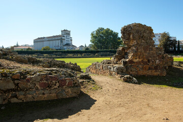 Ruins of the Roman Circus of Merida, Spain