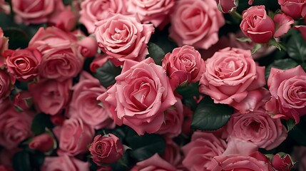 Elegant Mix of Blooming Flowers: Aesthetic Nature and Vibrant Petals Display