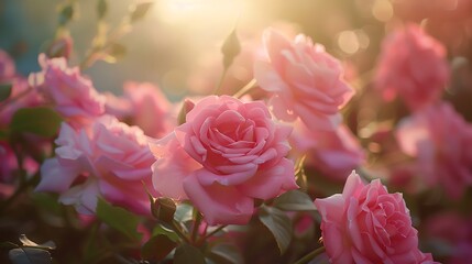 Elegant Mix of Blooming Flowers: Aesthetic Nature and Vibrant Petals Display