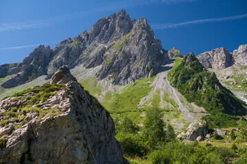 The Aiguilles de la Penaz (2,688 m) is a mountain in the Beaufortain Massif in Haute-Savoie, France. Part of the Tour du mont blanc challenge. 