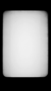 Vintage Retro Film Frame for Vertical Videos on Social Media - Reels and Shorts in 9x16 Format with Visible Grain, Scratches, and Dirt. FL0048