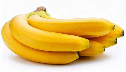 bananas isolated on white