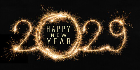 happy new year, new year's eve, silvester, new year, celebration greeting card, new year card -...