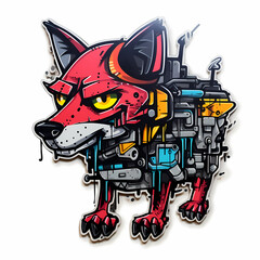 Cybernetic Fox: A Fusion of Nature and Technology