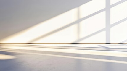 Modern showroom interior featuring an abstract design