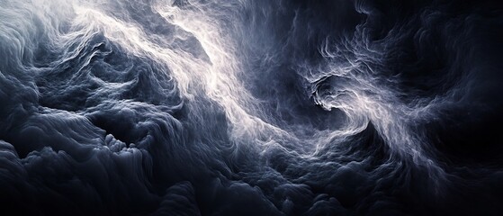 Fototapeta premium Radiating Projection of Ethereal Energy Visuals and Soundlines A dynamic and captivating abstract digital artwork featuring fluid swirling movements and shimmering otherworldly energy effects