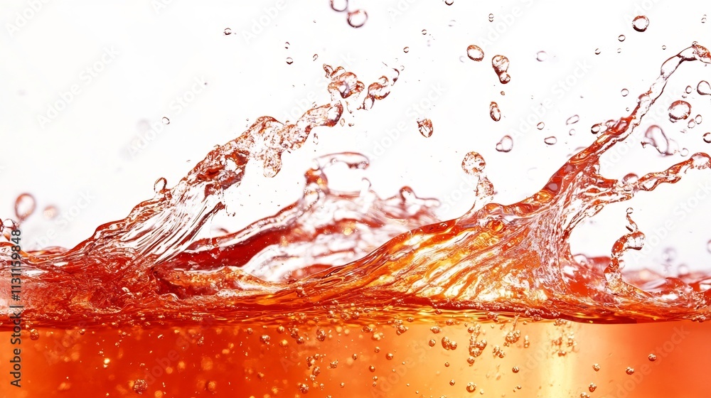 Poster radiating energy and vibrant colors a sparkling drink bursts forth its dynamic movement frozen in ti