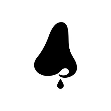 recommend clip art: Runny nose icon Isolated flat vector in outline