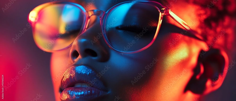 Poster visually captivating representation of high pitched voice transitioning through a dynamic spectrum o