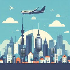 Naklejka premium Sao Paulo Brazil Skyline