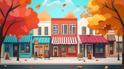 Fototapeta premium Small Business Saturday background concept