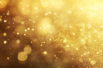  Radiant Gold Glitter Background: Perfect for Creating a Magical New Year and Christmas Atmosphere with Shimmering Lights and Festive Sparkle