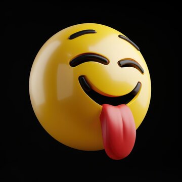 Expressing Joy. Colorful and playful emotions concept