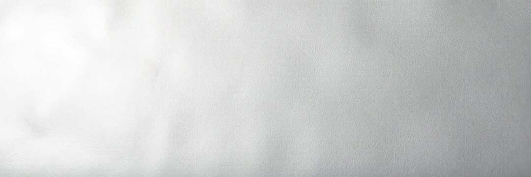 Shiny silver leather texture with elegant sheen and smooth surface, silver, metallic
