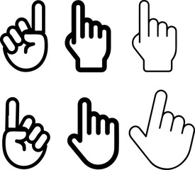 Fototapeta premium Hand icon Art & Illustration