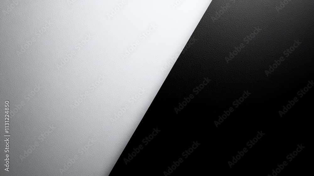 Poster minimalistic black and white abstract design with sharp geometric lines and contrasts.