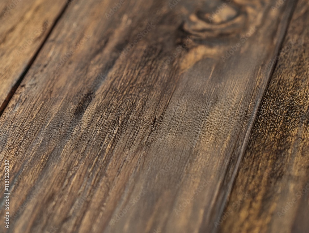 Aufkleber close-up view of rustic wooden surface with unique grain patterns highlighting natural textures and 