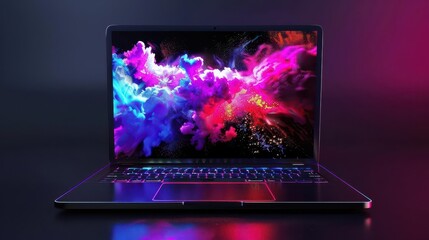 Purple Entertainment Station. Modern technology concept