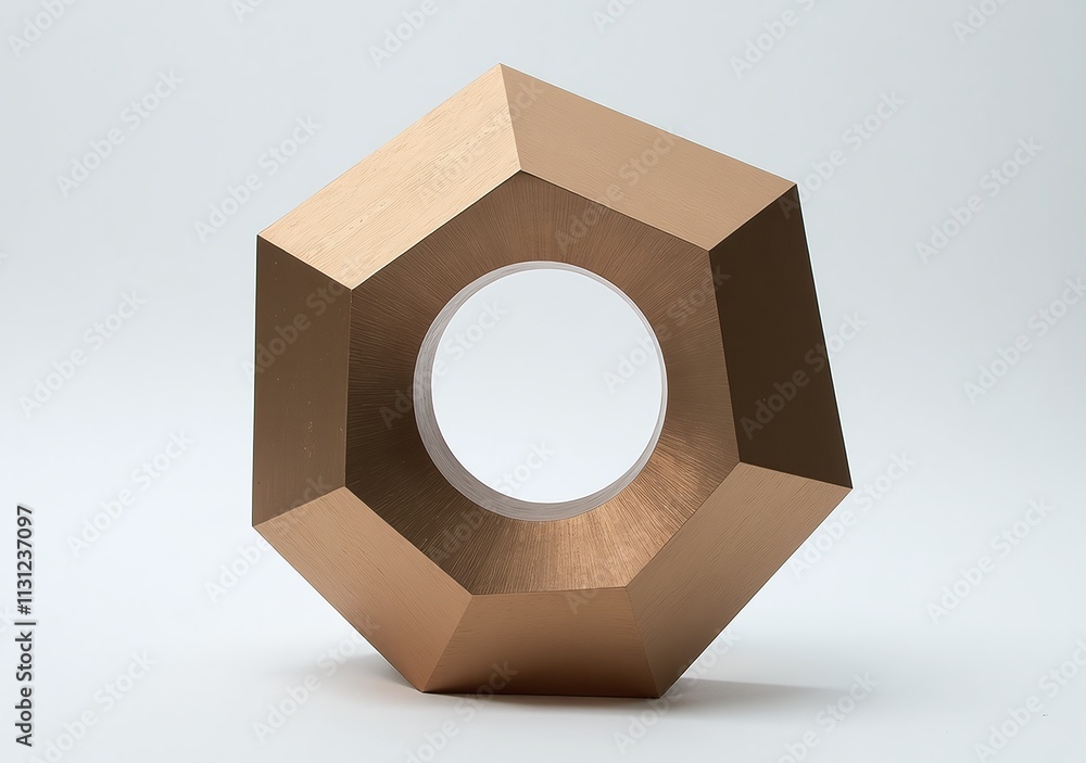 Poster metallic hexagonal structure serves unique visual element various designs artworks