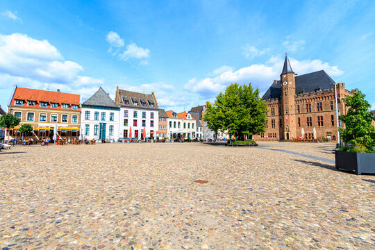 Der leere Marktplatz in Kalkar -2024
