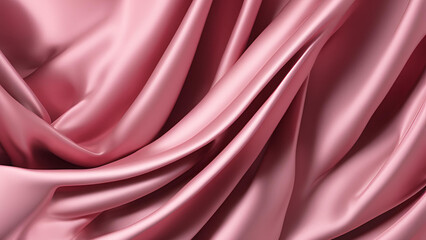 Obraz premium An artistic interpretation of luxurious fabric in an elegant abstract style, rendered in 3D for a striking visual effect