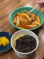 Jajangmyeon and Korea Tokpokki