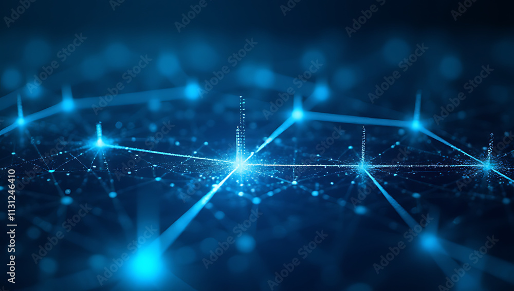 Poster working with network data involves communication technology, planning, and using digital information